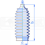 Пыльник рулевой рейки Motorherz, арт. RDZ0594MG