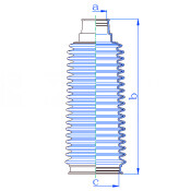 Пыльник рулевой рейки Motorherz, арт. RDZ0606MG