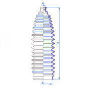 Пыльник рулевой рейки Motorherz, арт. RDZ0609MG