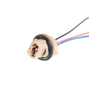 Патрон под лампу W21/5W (T20 двухконт.) с проводами, пластик Nord Yada, арт. 902643