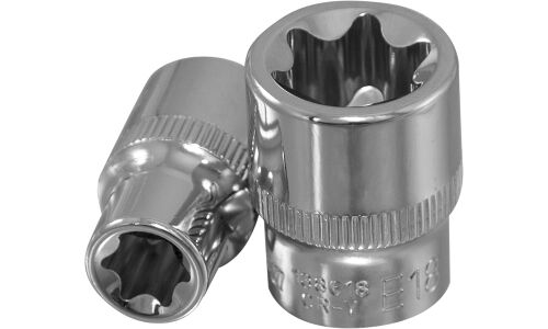Головка торцевая Ombra, короткая, E-профиль, под квадрат 1/2", E16, арт. 112616