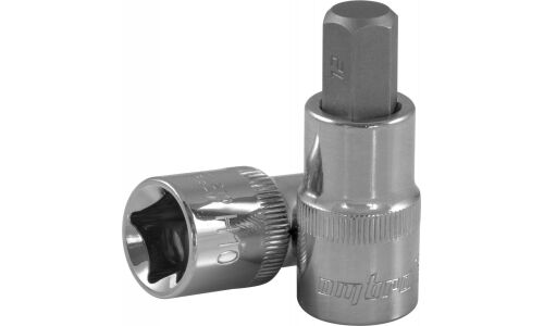 Насадка торцевая Ombra, короткая, под квадрат 1/2", со вставкой HEX12, арт. 120212