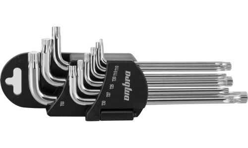 Набор ключей Torx Ombra, Т10–T50, длинные, комплект 9 предметов, арт. 953009