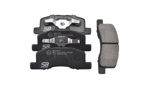 Колодки тормозные дисковые SB NAGAMOCHI, передние, комплект на ось (4 шт), арт. BP23437