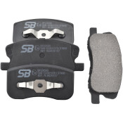 Колодки тормозные дисковые SB NAGAMOCHI, передние, комплект на ось (4 шт), арт. BP23500