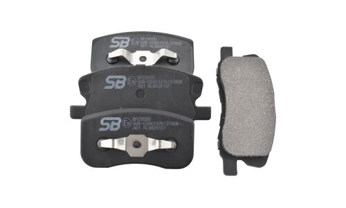 Колодки тормозные дисковые SB NAGAMOCHI, передние, комплект на ось (4 шт), арт. BP23500