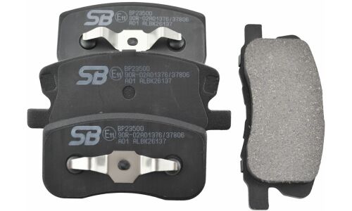Колодки тормозные дисковые SB NAGAMOCHI, передние, комплект на ось (4 шт), арт. BP23500