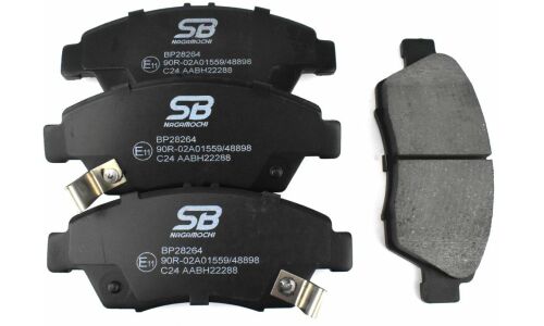 Колодки тормозные дисковые SB NAGAMOCHI, передние, комплект на ось (4 шт), арт. BP28264