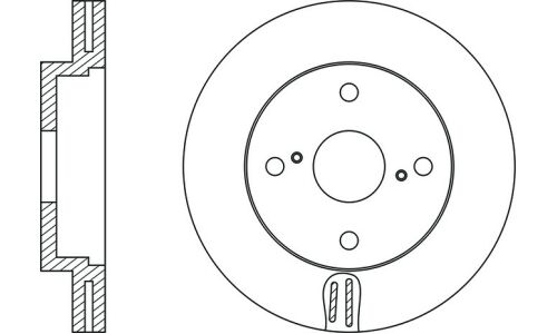 Диск тормозной SB Nagamochi, передний, арт. BR21134T
