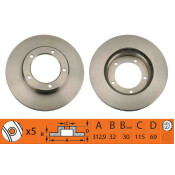 Диск тормозной SB Nagamochi, передний, арт. BR21144T