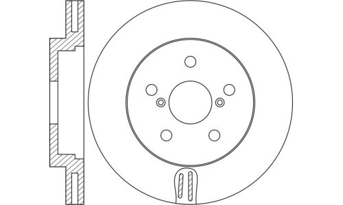 Диск тормозной SB Nagamochi, передний, арт. BR21209T