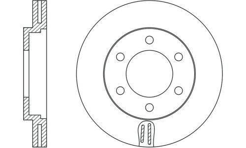 Диск тормозной SB Nagamochi, передний, арт. BR23115T