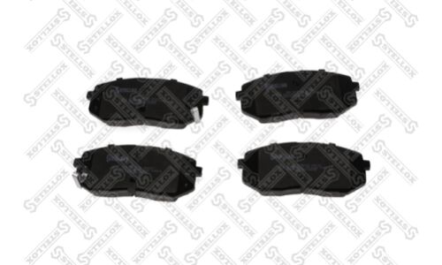Колодки тормозные дисковые Stellox, передние, комплект на ось (4 шт), арт. 002 010B-SX