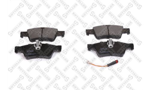 Колодки тормозные дисковые Stellox, задние, комплект на ось (4 шт), арт. 1002000B-SX