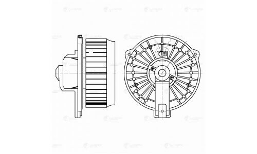 Вентилятор отопителя Luzar, арт. LFh 23NL