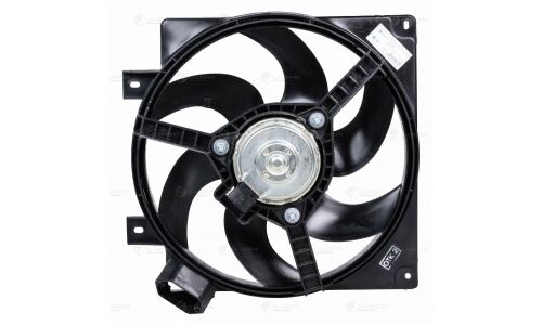 Вентилятор охлаждения радиатора Luzar, с кожухом, без резистора, для VAZ 1117, арт. LFK 01181