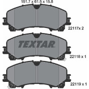 Колодки тормозные дисковые |перед Textar, арт. 2211701
