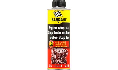 Стоп-течь Bardahl Engine Stop Leak, присадка в моторное масло для бензиновых и дизельных двигателей, бутылка 300мл, арт. 1107B