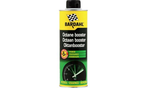 Октан-корректор Bardahl Octane Booster, присадка в бензин, повышает мощность двигателя, бутылка 500мл, арт. 2302B