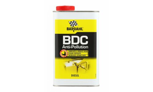 Присадка в топливо Bardahl BDC Anti-Pollution, комплексная, для дизельных двигателей, канистра 1л, арт. 1200