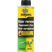 Нейтрализатор воды Bardahl Fuel Water Remover, присадка в топливо, для бензиновых и дизельных двигателей, бутылка 300мл, арт. 1082B Нейтрализатор воды Bardahl Fuel Water Remover, присадка в топливо, для бензиновых и дизельных двигателей, бутылка 300мл, арт. 1082B