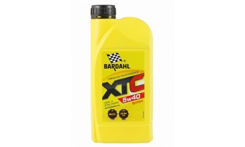 Масло моторное Bardahl XTC 5w40 синтетическое, SN/CF, ACEA A3/B4, универсальное, 1л, арт. 36161