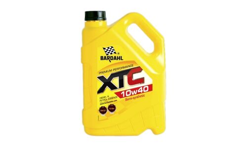 Масло моторное Bardahl XTC 10w40 полусинтетическое, API SN/CF, ACEA A3/B4, универсальное, 5л, арт. 36243