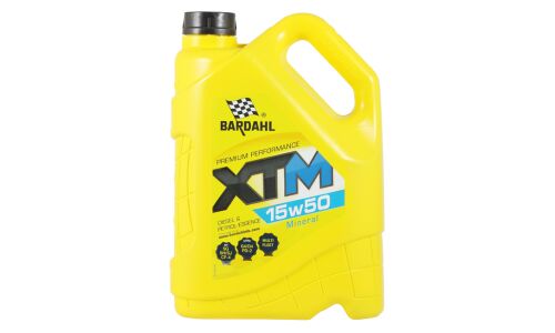 Масло моторное Bardahl XTM 15w50 минеральное, API SJ/CF-4, универсальное, 5л, арт. 36353