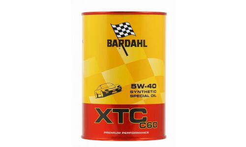 Масло моторное Bardahl XTC C60 5w40, синтетическое, API SN, ACEA A3/B4, универсальное, 1л, арт. 334039/334040