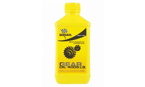 Масло трансмиссионное Bardahl Gear Oil 4005 LS 75w140, синтетическое, API GL-5, для МКПП и дифференциалов, 1л, арт. 426039