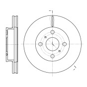Диск тормозной | перед G-brake, арт. GR20117