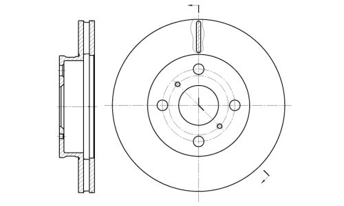 Диск тормозной | перед G-brake, арт. GR20117