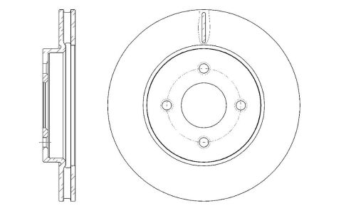 Диск тормозной G-brake, арт. GR-20526