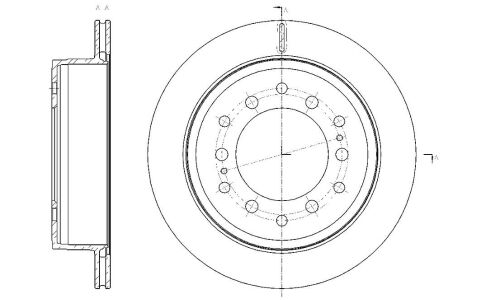 Диск тормозной G-brake, задний, арт. GR-21263
