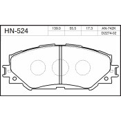 Колодки тормозные jFBK дисковые, арт. HN-524