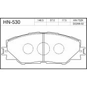 Колодки тормозные jFBK дисковые, арт. HN-530