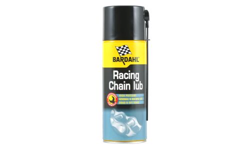 Смазка аэрозольная Bardahl Racing Chain Lube для цепей, водостойкая, антикоррозийная, баллон 400мл, арт. 2810