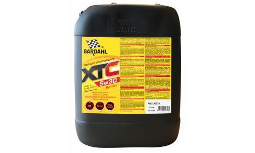 Масло моторное Bardahl XTC 5w30 синтетическое, SN, ACEA C3, универсальное, 20л, арт. 36318