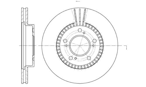 Диск тормозной G-brake, арт. GR02144
