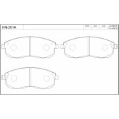 Колодки тормозные jFBK дисковые, арт. HN-201A