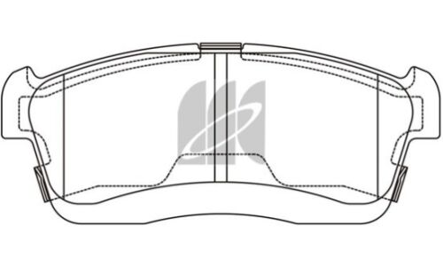 Колодки тормозные, передние D0045M Kashiyama, арт. D0045MH