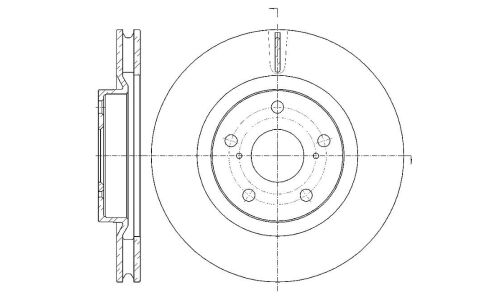 Диск тормозной | перед G-brake, арт. GR20537