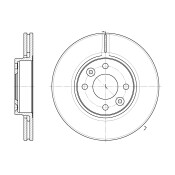 Диск тормозной передний G-brake, арт. GR20161