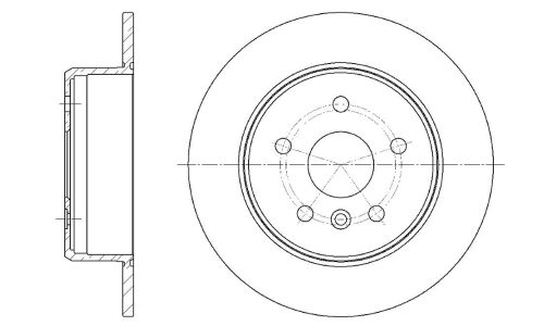 Диск тормозной G-brake, арт. GR01136