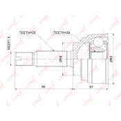 ШРУС LYNXauto, внешний, арт. CO-3895A