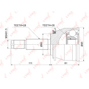 ШРУС LYNXauto, внешний, арт. CO-3901
