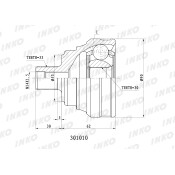 ШРУС INKO, передний, наружный, 33x30мм, арт. 301010