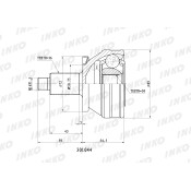 ШРУС INKO, внешний, арт. 301044