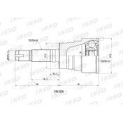 ШРУС INKO, внешний, арт. 306028