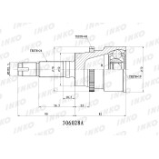ШРУС INKO, внешний, арт. 306028A
